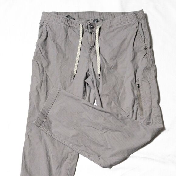 Vuori Pants - Vuori Pants Womens XL Gray Ripstop Stretch Drawstring Casual Travel Lightweight